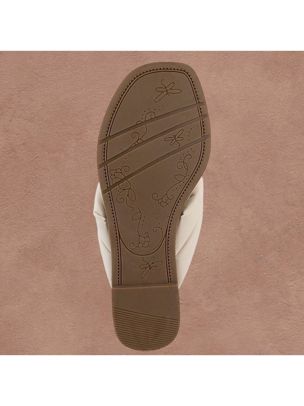 TRUE CRAFT Brandy Faux Leather Puffy-Knotted Straps Flip-Flop Sandals NWT/10 - Picture 8 of 12